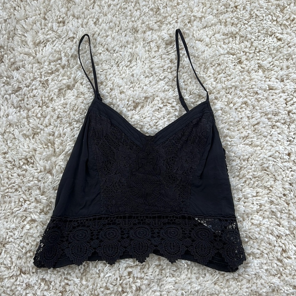 Lace crop top